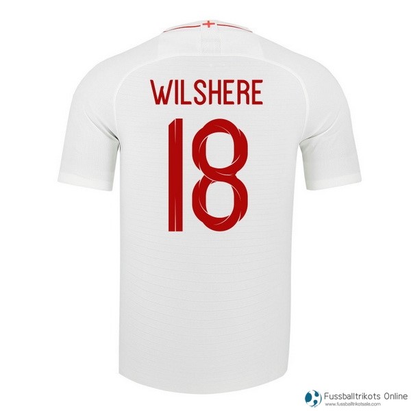 England Trikot Heim Wilshere 2018 Weiß Fussballtrikots Günstig